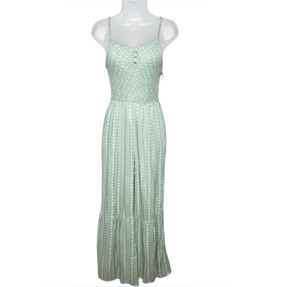 Mint Green Sleeveless jumpsuit Dress by Sincerely Jules size small